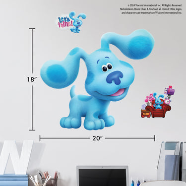 Blue's Clues Blue Wall Decal
